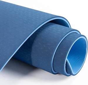 เสื่อโยคะ TPE สองชั้นแบบพรีเมี่ยมเป็นมิตรกับสิ่งแวดล้อมและป้องกันการลื่น - Product Image 5