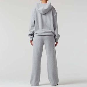 Survêtement d'hiver personnalisé à capuche pour femmes adultes, jogging à bas prix - Product Image 2