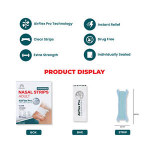 Bandes nasales pour adultes pour un soutien respiratoire quotidien - Product Image 2