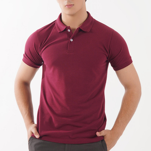 2025 algodón poliéster de alta calidad para hombres para Polos ODM/OEM ropa de calle informal camisa de Golf de punto con patrón sólido - Product Image 6