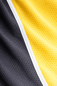 Ensemble de maillot et short de basket-ball personnalisé Noir Or Uniforme d'équipe Respirant Séchage rapide - Product Image 6