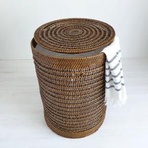 Decorative gift <b>hamper</b> baskets sustainable rattan basket bin <b>hampers</b> storage container bins - Product Image 2
