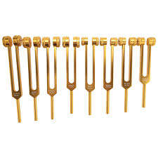 ชุดส้อมเสียงโซลเฟจิโอ 9 เสียง และชุดส้อมเสียงจักระทอง 9 เสียง ปรับจูนไว้ที่ .25Hz สำหรับการบำบัดด้วยเสียง - Product Image 6