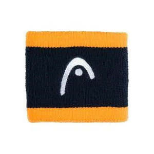 Bracelet de sport HEAD rayé bleu marine/jaune en nylon 2.5 léger, élastique, à séchage rapide, antidérapant, fin, pour la protection du poignet - Product Image 1
