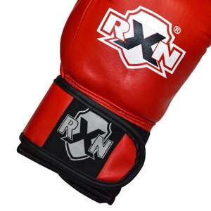 RXN Men's Red Leather <b>Boxing</b> <b>Gloves</b> Training <b>Gloves</b> for <b>Martial</b> <b>Arts</b> - Product Image 3