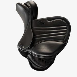 Silla de Montar para Caballo de 10\" y 18\", Silla de Montar Occidental Sintética para Carreras de Barriles, Equipo de Equitación para Paseos y Competiciones - Product Image 2