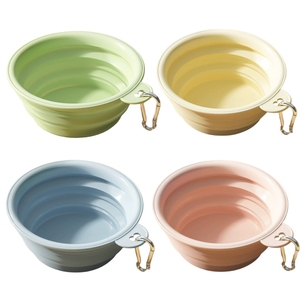 ถ้วยพลาสติกแบบพับเก็บได้เป็นมิตรต่อสิ่งแวดล้อมสำหรับใส่อาหารน้ำสำหรับสัตว์เลี้ยงสำหรับกลางแจ้ง - Product Image 2