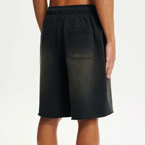 Custom Made Comfortable 100% <b>Cotton</b> Fleece sunfade wash long Shorts for Men summer Casual Wear Fashionable Plain mens Shorts - Product Image 6