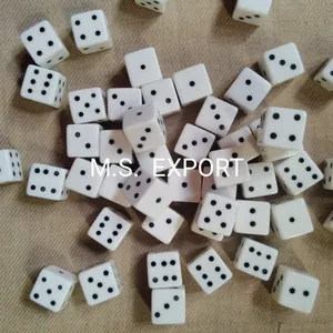 Juego Ludo de doble Ojo de alta calidad, dados de hueso, artesanías naturales hechas de hueso de búfalo pulido con estilo de amor - Product Image 6