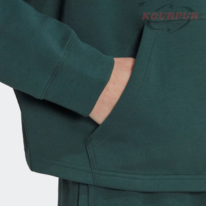 เสื้อฮู้ดผู้หญิงแบบสวมหัวรุ่นใหม่ล่าสุดสำหรับฤดูหนาว ผ้าฝ้าย 100% กันน้ำ โลโก้ด้านหน้า ดีไซน์ทันสมัย ราคาคุ้มค่า - Product Image 6