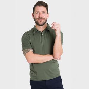 Camiseta Polo de algodón de alta calidad para hombre, camiseta Polo de Golf de punto de poliéster con logotipo bordado, polos personalizados que absorben la humedad - Product Image 1