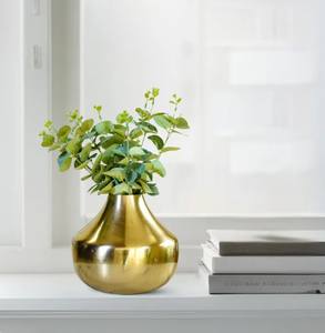 Florero de Metal dorado de alta calidad, la última pieza central de Mesa decorativa para el hogar, sala de estar, oficina, Hotel, decoración Interior, uso - Product Image 4