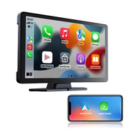 Estéreo Universal para coche de 9 pulgadas, CarPlay inalámbrico, Android Auto K-4, pantalla táctil IPS, Bluetooth 5,0, reproductor de DVD, Plug & Play, Radio FM