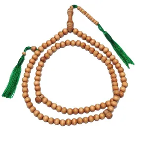 Tasbih Muslim, 99 Buah Tasbih Islam 9Mm Manik-manik, Kayu Coklat Tasbih 33 Manik-manik, Muslim Menggunakan Tasbih Doa Kustom