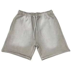 Wholesale Casual Cotton Acid Wash <b>Shorts</b> <b>Men's</b> Comfort Sweat <b>Shorts</b> <b>Elastic</b> <b>Waistband</b> With Side Pockets Custom Logo 2025 - Product Image 6