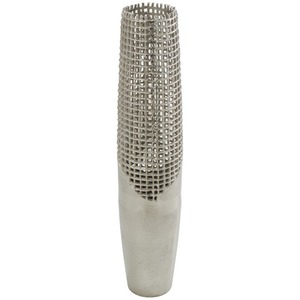 Vase en métal léger conçu pour le style d'intérieur, apportant une touche décorative moderne avec des détails artisanaux, adapté à la décoration de la pièce - Product Image 3