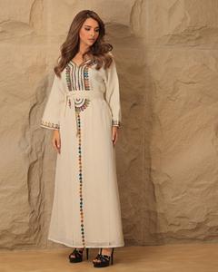 Abaya en soie satinée de luxe en gros pour femmes, robes islamiques de haute qualité, manches bouffantes, design personnalisé, anti-rides, fait main - Product Image 1