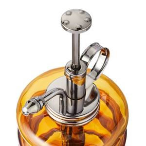 ขวดสเปรย์แก้วสีเหลืองทรงสูงคุณภาพหรูหรา สำหรับพ่นน้ำต้นไม้ในบ้านและสำนักงาน พร้อมหัวฉีดทองเหลืองสำหรับการรดน้ำ - Product Image 3