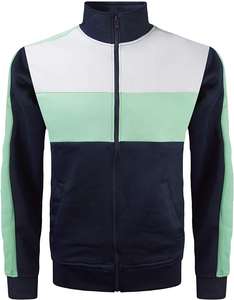 Survêtement de sport 100% coton de haute qualité pour femmes survêtement de bloc de couleur écologique pour ensemble de fitness d'hiver de yoga-grande taille - Product Image 3