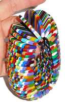 Bracelet de bijoux de mode en résine de couleur fabriquée à la main de qualité supérieure pour femmes d'Inde.
