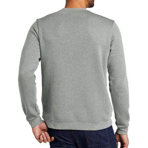 Sudadera térmica personalizada Heavyweight Pullover para hombre 100% algodón cuello redondo invierno cuello redondo sin capucha - Product Image 2