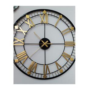 Reloj de pared multicolor de Metal decorativo para sala de estar, decoración de lujo para el hogar, arte de pared colgante de pared - Product Image 5