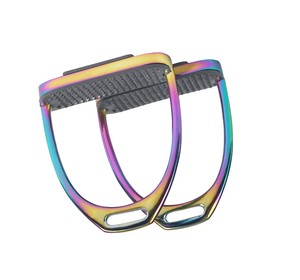 Recién llegado, estribos de aluminio para montar a caballo, empuñadura DE SEGURIDAD DE Base ancha ajustable, diseño ligero y duradero - Product Image 3