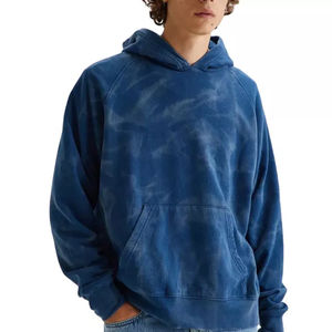 Vente en gros de sweats à capuche personnalisés OEM Tie Dye pour hommes, matériaux de haute qualité avec couleurs personnalisées, taille et logo Sweat à capuche élégant pour hommes - Product Image 2