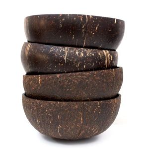 Cuenco de cáscara de coco natural, cuencos de coco lacados, contenedor de agua para alimentos, batido de frutas, cuenco de coco hecho en Vietnam - Product Image 5