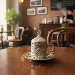 Cast Iron 6-Person Cup <b>Set</b> Durable Metal Tableware - Product Image 5