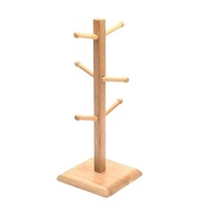 Houten bekerhouder van acacia en bamboe van de fabrikant, met modern design voor keukengerei - flexibel en functioneel ontwerp op maat