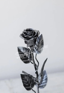 ทำด้วยมือโลหะกุหลาบของขวัญที่สมบูรณ์แบบทุกครั้งเหล็กกุหลาบเงิน - Product Image 6