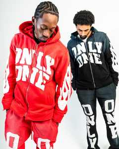 ชุดวอร์ม2ชิ้นแบบมีฮู้ด & กางเกงผ้าฝ้าย100% พิมพ์ลายล้างกรดสไตล์วินเทจชุดวิ่งจ๊อกกิ้งกางเกงบานมีฮู้ด & กางเกงวอร์ม - Product Image 6