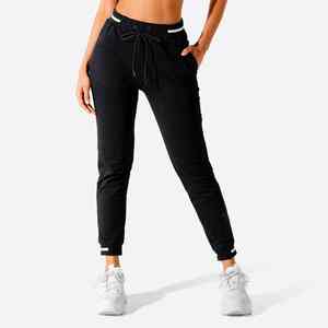 Pantalones Deportivos para Mujer, Mezcla de Poliéster/Algodón, Joggers Elegantes, Cintura Elástica, Ropa Deportiva Urbana, Fabricante de Logotipos Personalizados, Venta al por Mayor - Product Image 1