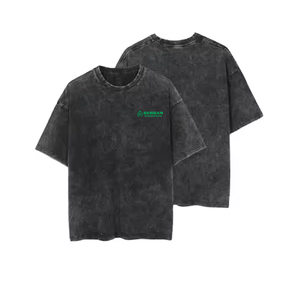 Camiseta de Hombre Personalizada OEM, 210 g/m², Lavado Ácido, Ecológica, Poliéster/Algodón, Secado Rápido, Corte Regular, Manga Corta, Informal - Product Image 5