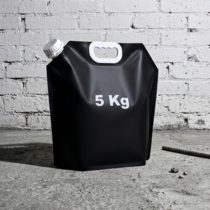 Pochette souple Rinpac personnalisée imprimée numériquement de 5 L avec bec verseur et poignée, emballage liquide robuste et étanche pour bière - Product Image 1
