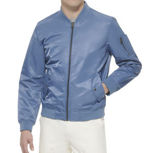 Chaquetas de Satén para Hombre Hechas a Medida de Alta Calidad al por Mayor para Invierno, Chaquetas Bomber de Satén para Hombre de Moda Urbana a Precio de Mayoreo - Product Image 3