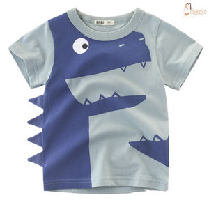 เสื้อยืดคอกลมพิมพ์ลายการ์ตูนสำหรับเด็กผู้ชายเสื้อยืดลำลองสำหรับเด็ก - Product Image 2