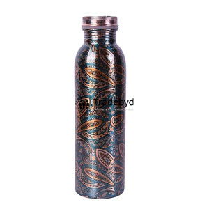 Authentic Wide Copper Bottle to Support Detox Water Rituals by Tradebyd - Product Image 6