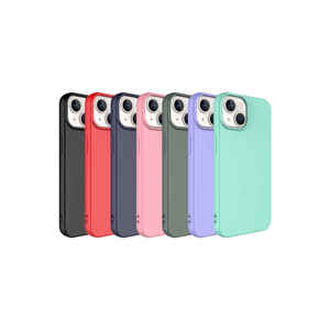 Coque en silicone liquide de qualité supérieure Mara Series pour iPhone 14 Plus, style Ins, protection contre les chocs, compatible également avec 7 Plus A22 - Product Image 3
