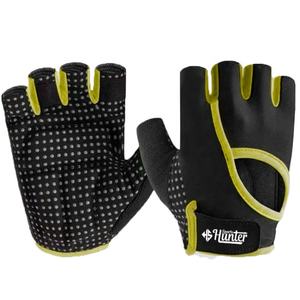 Gants de sport unisexes mi-doigts antidérapants avec fermeture à bouton pour la musculation et la protection, en polyester - Product Image 4