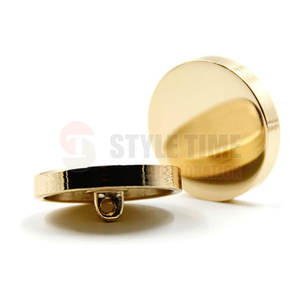 Botones Redondos de Acero de Alta Calidad y Durabilidad con Acabado Pulido, Ecológicos para Abrigos y Chaquetas - Botones de Costura Brillantes con Aspecto Clásico - Product Image 2