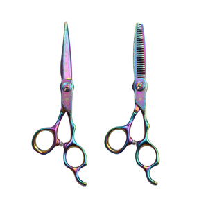 Ciseaux de barbier professionnels, ciseaux de coiffure, ciseaux à cheveux avec acier japonais 440c pour salon et usage domestique - Product Image 1