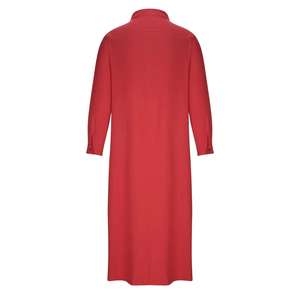 Vestido islámico de color rojo Djellaba Kaftan Abaya Jalabya Túnica árabe étnica Jalaba Maxi Qamis Ropa musulmana de alta calidad - Product Image 2
