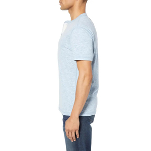 T-shirt de qualité supérieure hommes vêtements nouveau Style d'été avec boutons mode couleur t-shirt Top qualité 100% coton hommes T-Shirts - Product Image 4