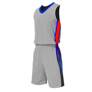 ชุดเสื้อบาสเก็ตบอลผ้าโพลีเอสเตอร์แบบกลับด้านได้สำหรับผู้ชายชุดฝึกบาสเก็ตบอลไซส์ใหญ่พิเศษพิมพ์ลายตามสั่ง - Product Image 1
