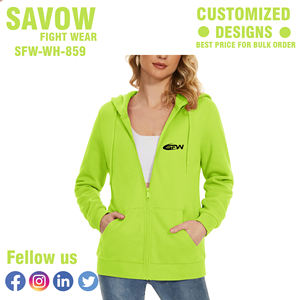 Sweatshirts à capuche pour femmes Sweatshirts courts en coton surdimensionnés Streetwear à capuche Vestes zippées en polaire Mode Gym Wear Casual Winter - Product Image 5