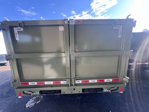 Remolque Volquete Hidráulico Nuevo de 7 x 16 x 4, Color Verde Musgo, con Doble Freno Eléctrico, Capacidad de Carga Máxima de 200 kg, Tamaño OEM de 5.2 m x 3.5 m x 2 m - Product Image 6