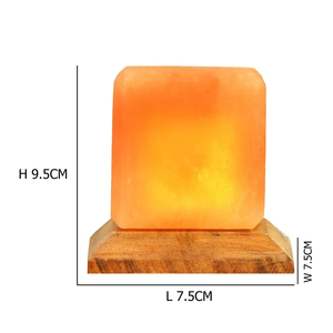 โคมไฟติดผนังทรงอิฐเกลือหิมาลายันขนาดเล็กทำด้วยมือเป็นมิตรกับสิ่งแวดล้อมกล่องไฟกลางคืนสำหรับตกแต่งบ้าน - Product Image 4