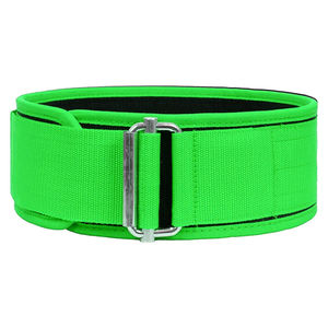 Ceinture de musculation en nylon de 4 pouces de large poids léger robuste portable pour gym fitness powerlifting boucle en acier inoxydable - Product Image 4